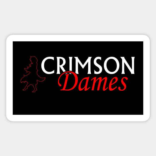 Crimson Dames - Logo Sticker by Ciel of Studio-Aegis